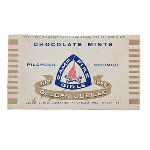 Chocolate Mints Box Pilchuck Council Camp Fire Girls Golden Jubilee Celebration